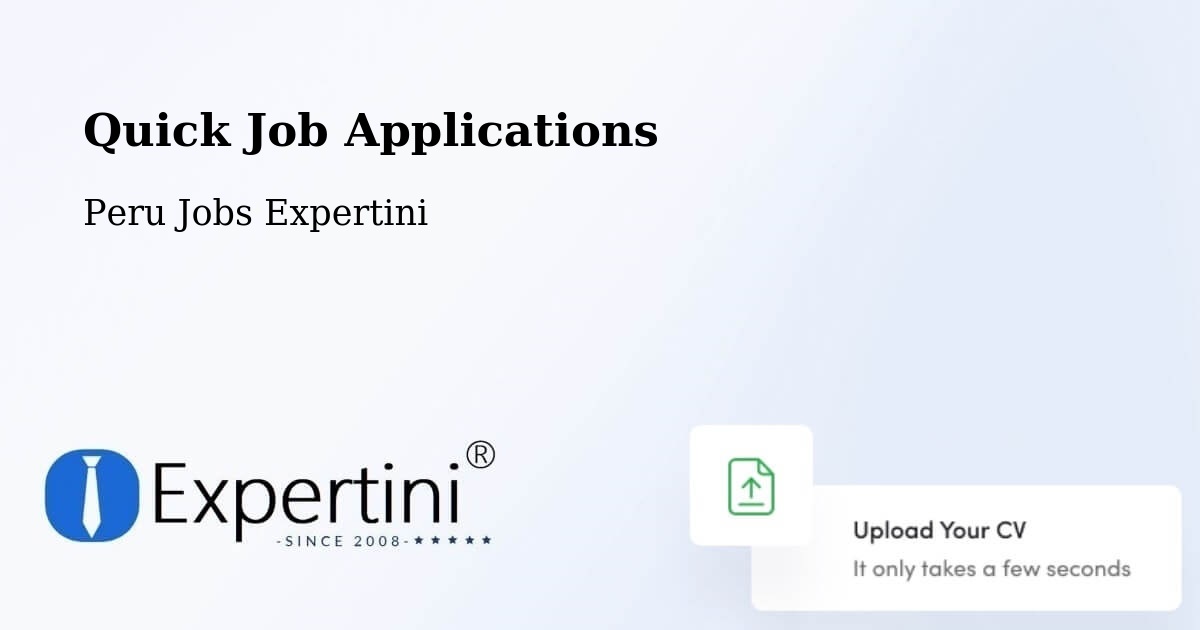 Quick Apply Feature – San Luis - Peru Jobs Expertini